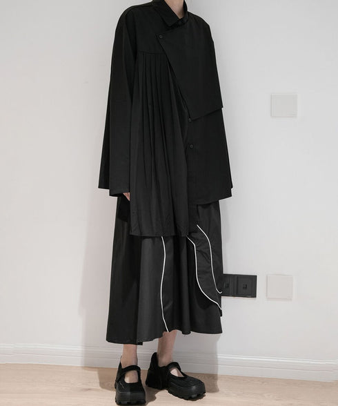 Half Pleated Blouse